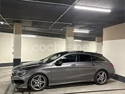 Gris / plata Usado 2016 Mercedes CLA220 Shooting Brake Familiar | 21.500 € (Un poco caro)
