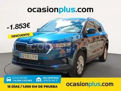 Azul Usado 2022 Skoda Karoq Ambition SUV | 20.390 € (Precio justo)