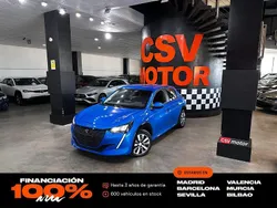Azul Usado 2021 Peugeot e-208 Active Utilitario | 12.850 € (Precio justo)