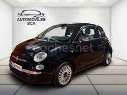 Negro Usado 2008 Fiat 500 Lounge Berlina | 6900 € (Precio justo)
