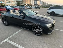 Negro Usado 2020 Mercedes E220 Descapotable | 38.500 € (Precio justo)