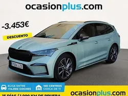 Plateado Usado 2022 Skoda Enyaq iV SportLine SUV | 34.537 € (Precio justo)