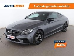 Gris Usado 2021 Mercedes C220 AMG line Coupe | 35.899 € (Buen precio)