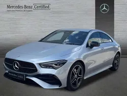 Plata hightech Usado 2024 Mercedes CLA200 AMG line Coupe | 38.400 € (Buen precio)