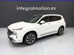 Blanco Usado 2022 Hyundai Santa Fe Style SUV | 35.500 € (Precio justo)