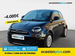 Negro Usado 2022 Fiat 500e Icon Utilitario | 12.460 € (Precio justo)