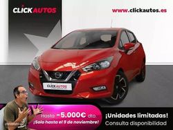 Rojo Usado 2021 Nissan Micra Acenta Utilitario | 12.050 € (Precio justo)