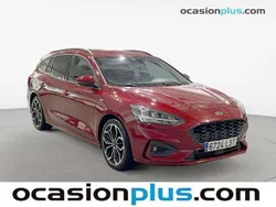 Rojo Usado 2021 Ford Focus ST-Line Familiar | 18.410 € (Precio justo)