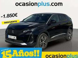 Negro Usado 2021 Peugeot 3008 Allure Monovolumen | 18.500 € (Precio justo)