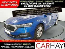 Azul Usado 2021 Skoda Octavia Ambition Familiar | 15.990 € (Precio justo)