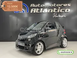 Negro Usado 2008 Smart ForTwo Cabrio Brabus Xclusive Descapotable | 11.990 €