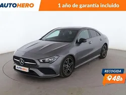 Gris Usado 2019 Mercedes CLA180 AMG line Berlina | 26.380 € (Precio justo)