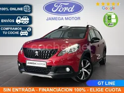 Rojo Usado 2018 Peugeot 2008 GT-line SUV | 10.990 € (Precio justo)