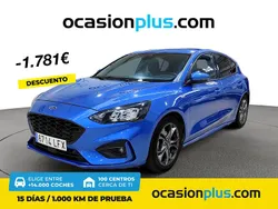 Azul Usado 2020 Ford Focus ST-Line Berlina | 19.600 € (Precio justo)
