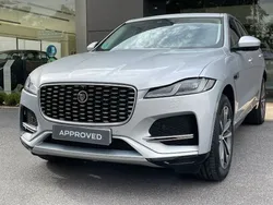 Hakuba silver / metalizado Usado 2021 Jaguar F-Pace SE SUV | 48.900 € (Precio justo)