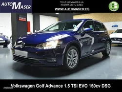 Azul Usado 2020 VW Golf VII Advance Berlina | 21.900 € (Buen precio)