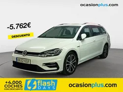 Blanco Usado 2017 VW Golf VII R-line Familiar | 17.850 € (Precio justo)