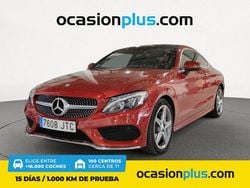 Rojo Usado 2016 Mercedes C220 AMG Coupe | 25.990 € (Precio justo)