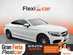 Blanco Usado 2017 Mercedes C220 Coupe | 25.990 € (Precio justo)