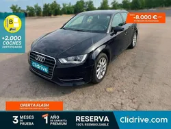 Negro Usado 2014 Audi A3 Sportback Attraction Utilitario | 10.790 € (Precio justo)