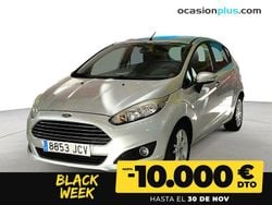 Gris plata Usado 2015 Ford Fiesta Trend Utilitario | 6450 € (Super precio)
