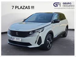 Blanco Usado 2021 Peugeot 5008 GT Monovolumen | 20.500 € (Precio justo)