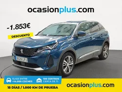 Azul Usado 2021 Peugeot 3008 Allure SUV | 19.690 € (Precio justo)
