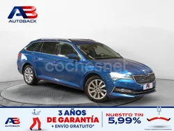 Azul Usado 2020 Skoda Superb Style Familiar | 18.600 € (Precio justo)