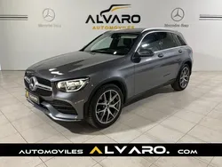 Gris Usado 2021 Mercedes GLC220 SUV | 37.490 € (Precio justo)