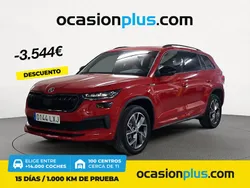 Rojo Usado 2022 Skoda Kodiaq SportLine SUV | 34.590 € (Un poco caro)