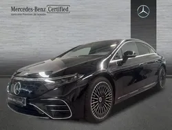 Negro Usado 2024 Mercedes EQS450+ AMG line Berlina | 89.900 € (Super precio)