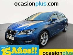 Azul Usado 2014 Seat Leon ST FR Familiar | 13.150 € (Precio justo)