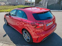 Rojo Usado 2016 Mercedes A200 AMG line Berlina | 18.999 € (Precio justo)