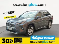 Gris Usado 2021 Toyota RAV4 Hybrid Luxury SUV | 34.990 € (Precio justo)