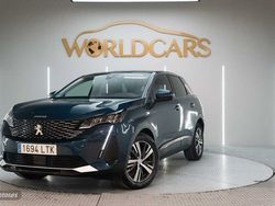 Azul Usado 2021 Peugeot 3008 Allure SUV | 18.175 € (Precio justo)