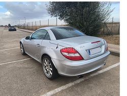 Gris / plata Usado 2004 Mercedes SLK200 Descapotable | 8995 € (Buen precio)