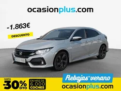 Gris Usado 2019 Honda Civic Elegance Berlina | 20.500 € (Precio justo)