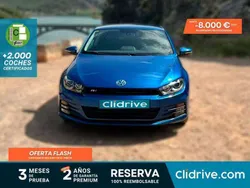 Azul Usado 2016 VW Scirocco R-line Coupe | 13.590 € (Precio justo)