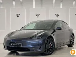 Plateado Usado 2021 Tesla Model 3 Long Range Berlina | 36.900 € (Caro)