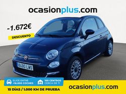 Azul Usado 2022 Fiat 500 Dolcevita Descapotable | 11.900 € (Precio justo)