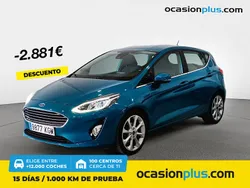 Azul Usado 2017 Ford Fiesta Titanium Utilitario | 12.450 € (Un poco caro)