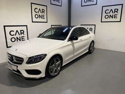 Blanco Usado 2014 Mercedes C220 AMG line Berlina | 21.500 € (Precio justo)