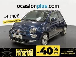 Azul Usado 2022 Fiat 500C Dolcevita Descapotable | 12.550 € (Precio justo)