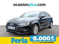 Negro Usado 2016 Audi A3 Berlina | 15.200 € (Precio justo)