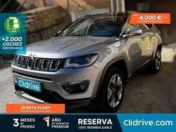 Gris Usado 2017 Jeep Compass Limited SUV | 13.590 € (Buen precio)