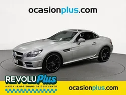 Gris Usado 2016 Mercedes SLK350 AMG Descapotable | 38.890 €