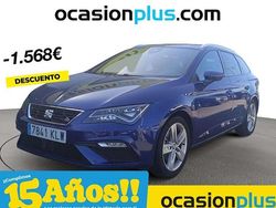Azul Usado 2018 Seat Leon ST FR Familiar | 15.682 € (Precio justo)