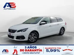 Blanco Usado 2020 Peugeot 308 Allure Familiar | 11.350 € (Precio justo)