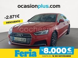 Rojo Usado 2018 Audi A5 Sportback Sport Utilitario | 27.190 € (Precio justo)
