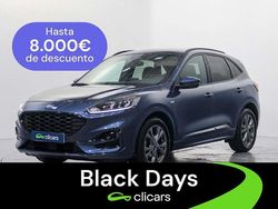 Azul Usado 2021 Ford Kuga ST-Line SUV | 19.990 € (Precio justo)